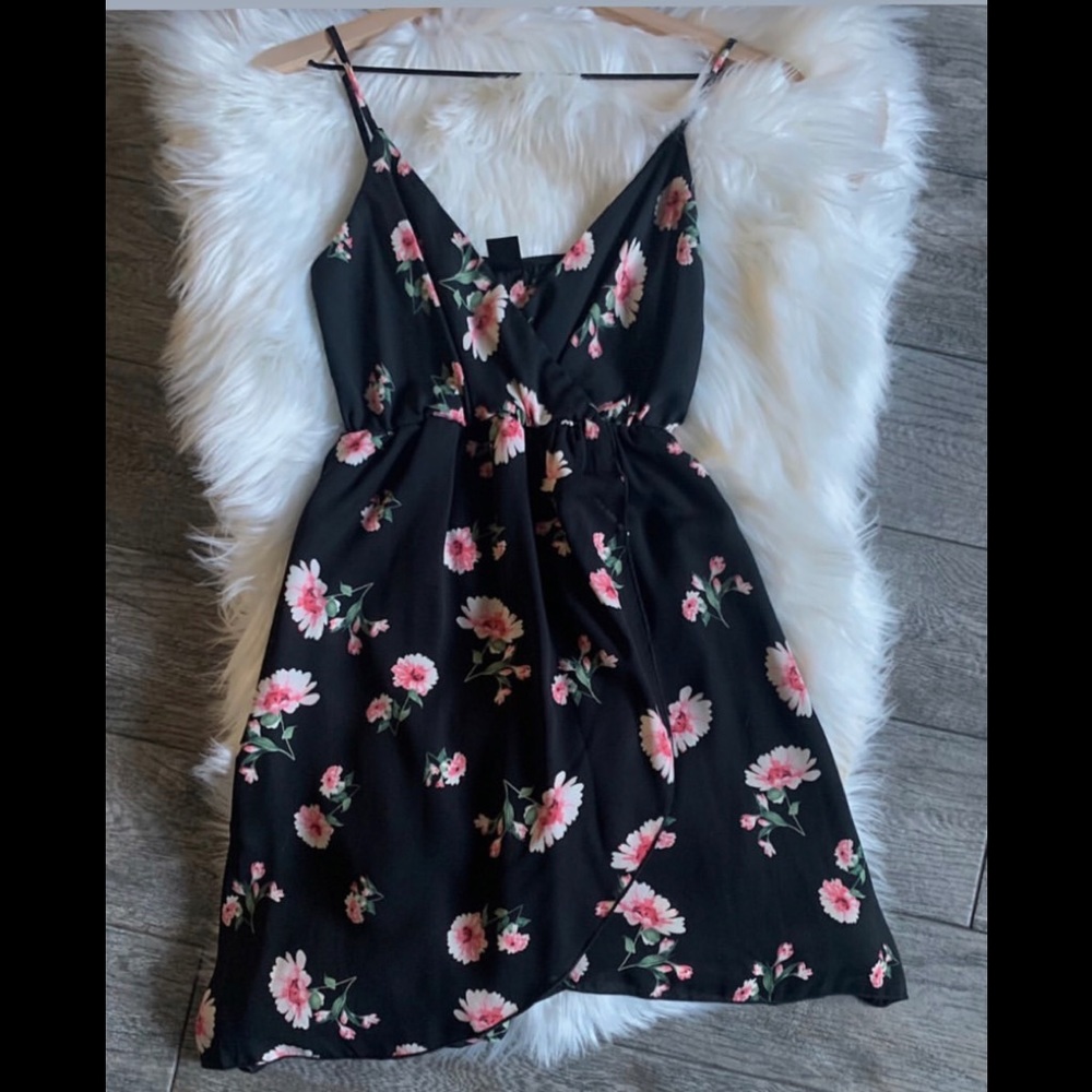 Black Floral summer Dress